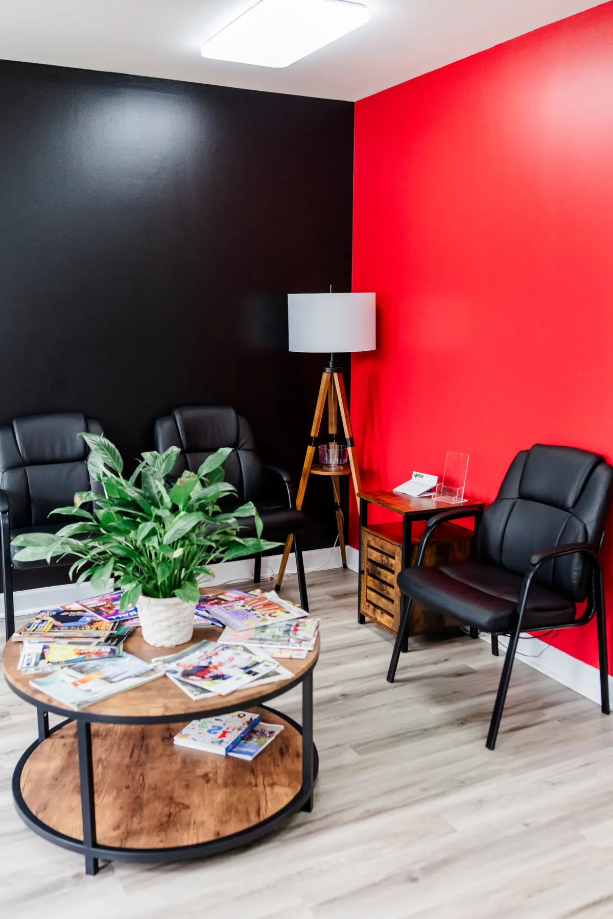 Patient waiting area at Elevate Physical Therapy