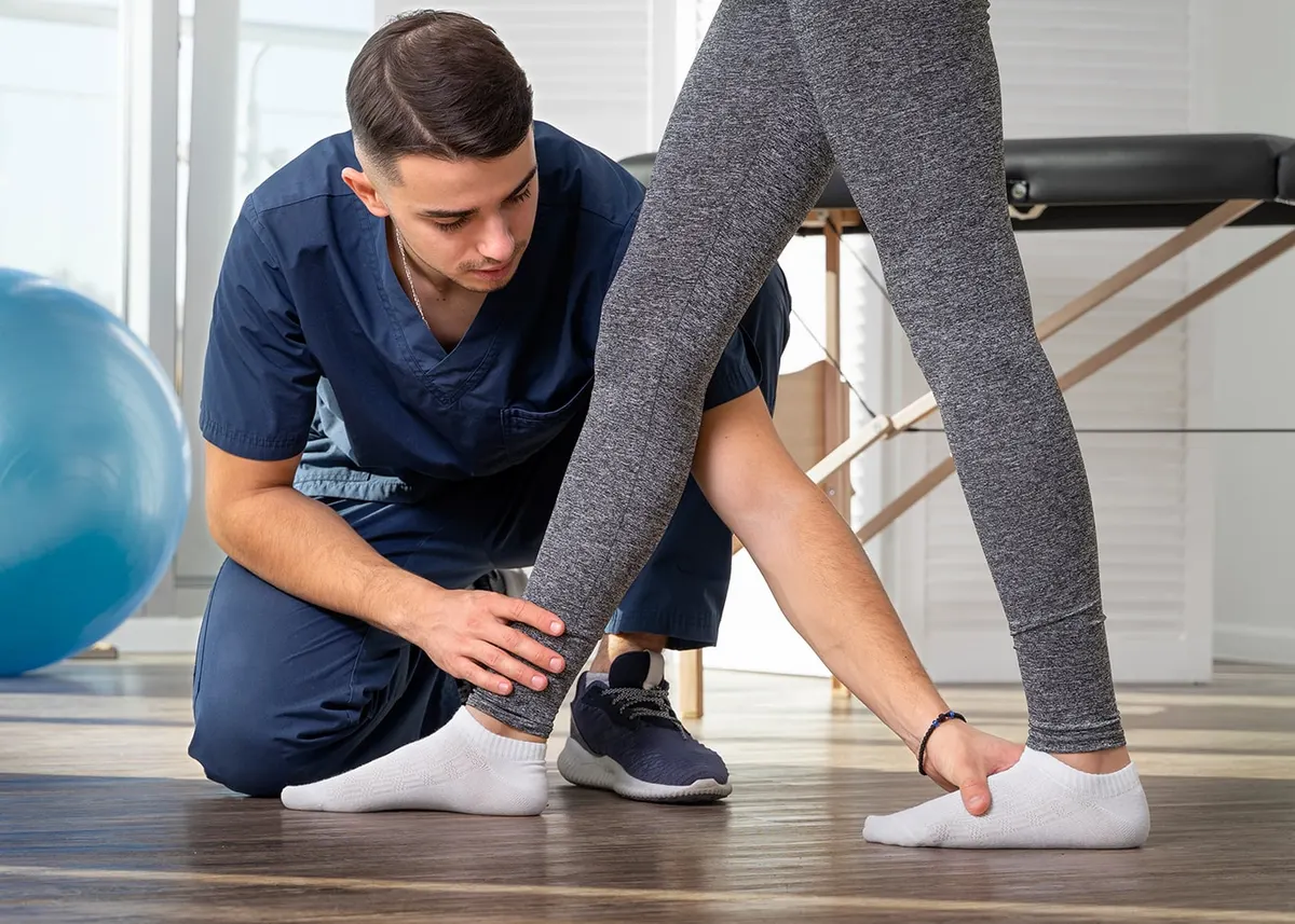 Physical therapy care at Elevate for knee pain
